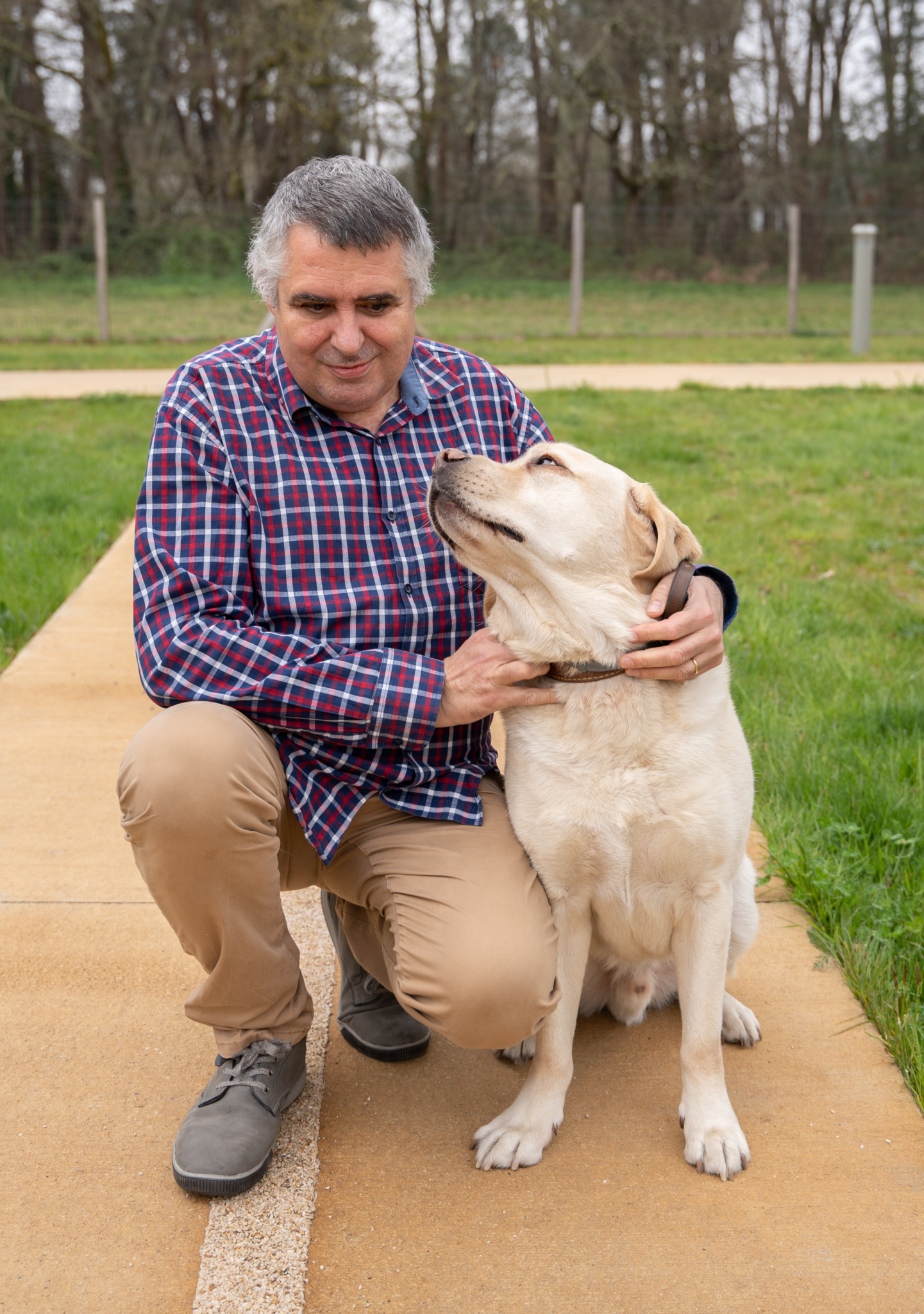 Jean-Marie Schiocchet, Vice-Président et Nash son chien guide