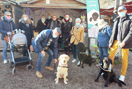 Groupe marché de noël